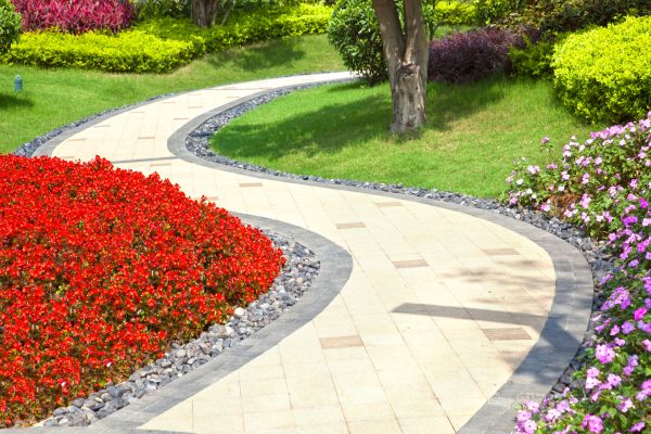 Garden Walkway Installation in Yorba Linda