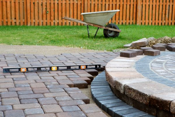 Patio Brick Installation in Yorba Linda